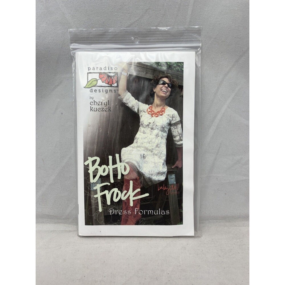 Paradiso Designs Boho Frock Dress Formulas Pattern Cheryl Kuczek Sewing 015